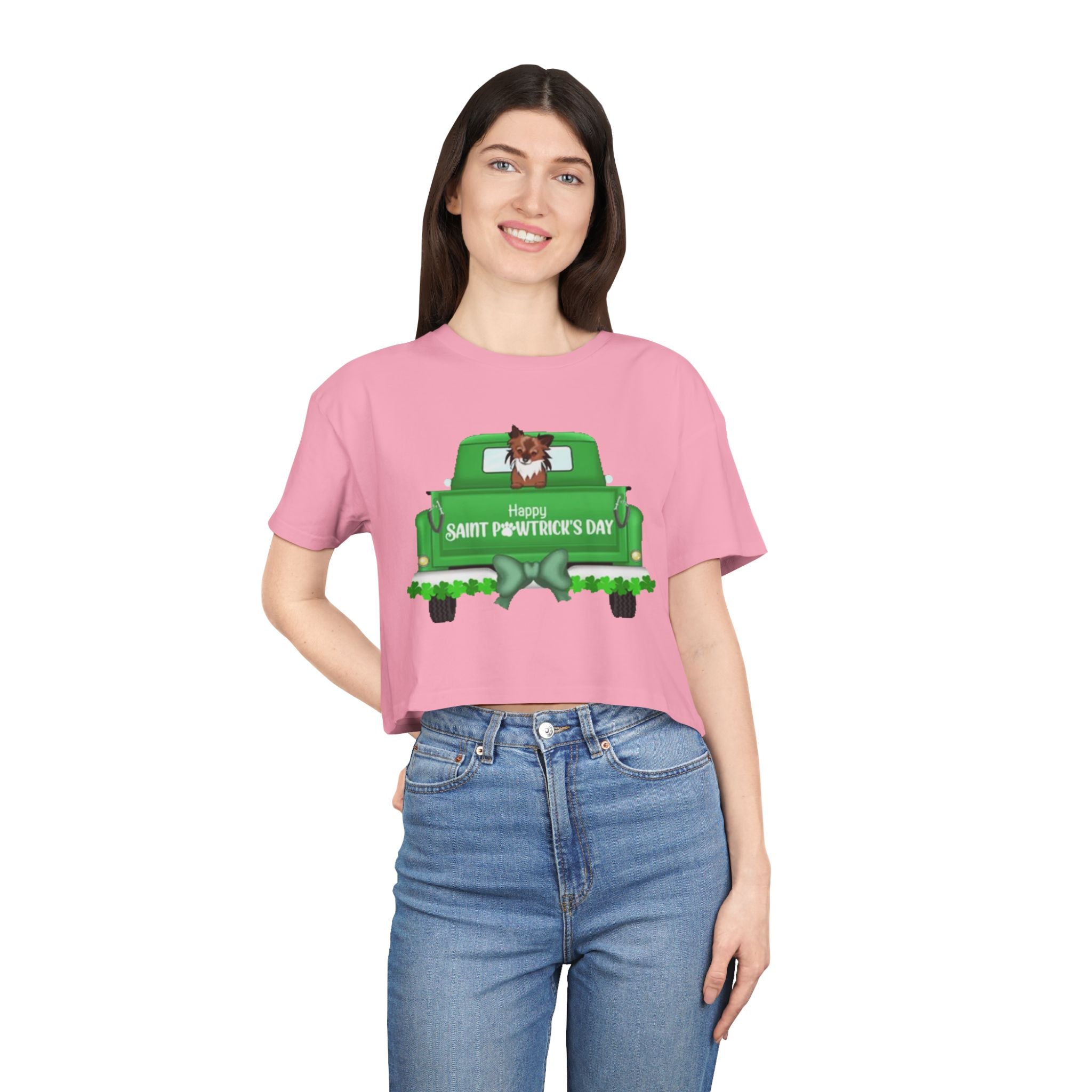 Happy Saint Patrick's day | Women's Crop Tee